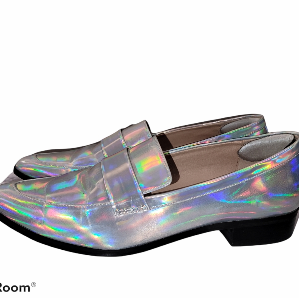 Jane and the Shoe Iridescent Loafers